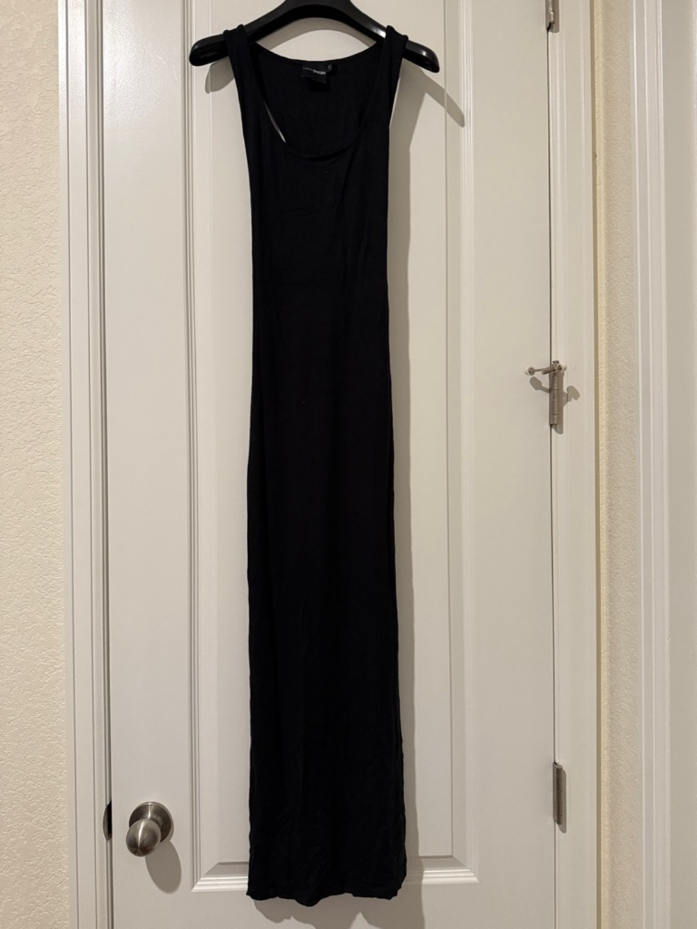 ASOS Petite Black Sleeveless Maxi Tank Dress